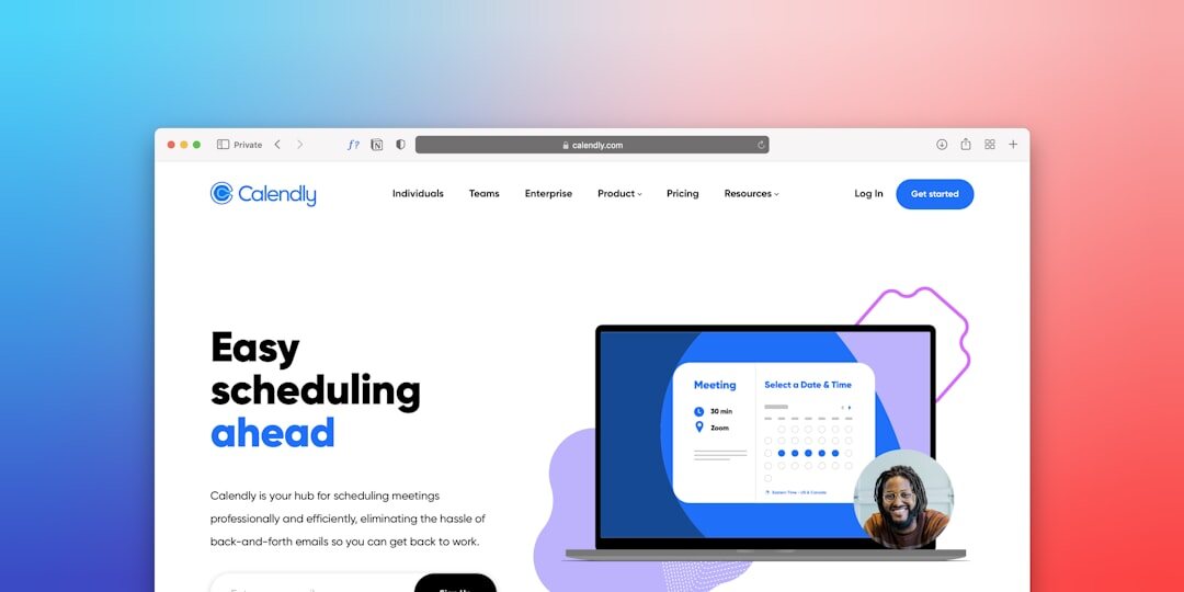modern blog homepage